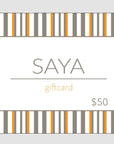 Gift Card - SAYA